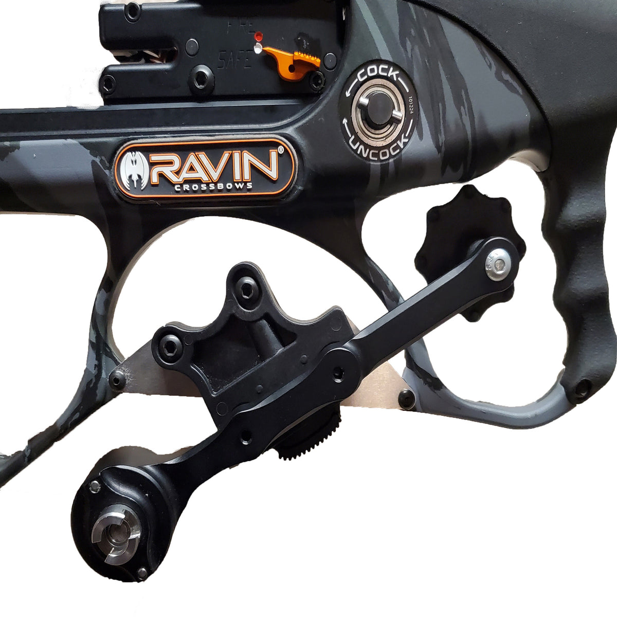 Ravin draw handle relocation bracket – ArcheryDezign LLC
